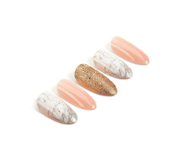 Ardell Nail Addict Pink Marble & Gold