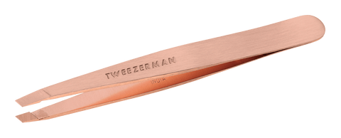 Tweezerman Stainless Steel Slant Tweezers Rose Gold